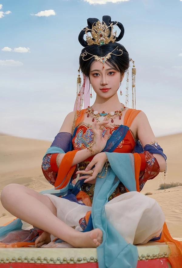 极品女神年年敦煌飞天飘飘若仙无圣光唯美图集